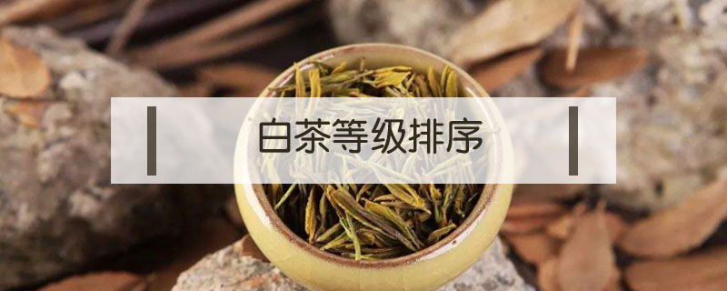 白茶等级排序